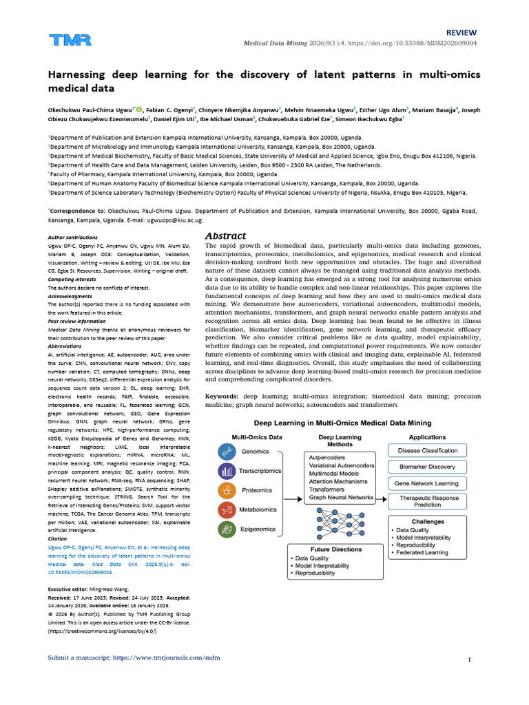 Harnessing Deep Learning For The Discovery of Latent Patterns in Multi ...