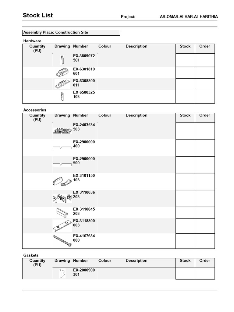 Stock List From 3-9-2024 | PDF | Window | Door