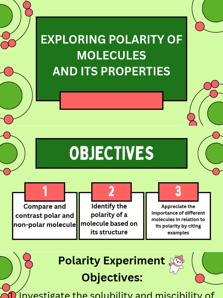 Physical Science Lesson 2 | PDF | Chemical Polarity | Chemical Bond