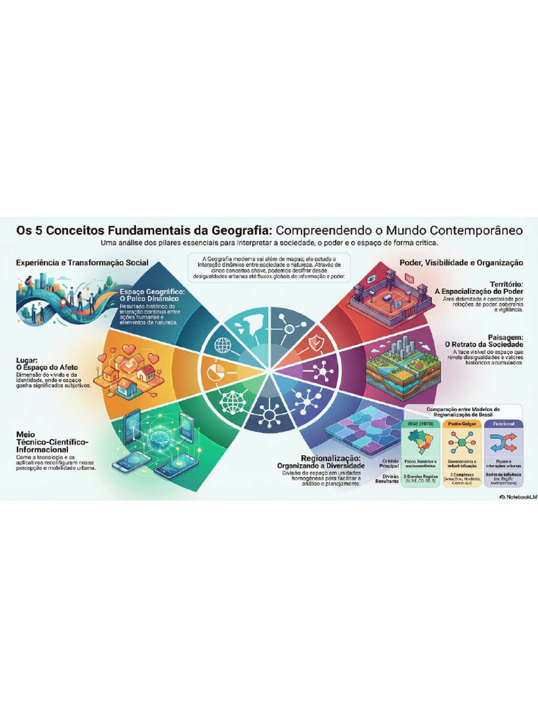 Infográfico Conceitos Fundamentais Da Geografia | PDF