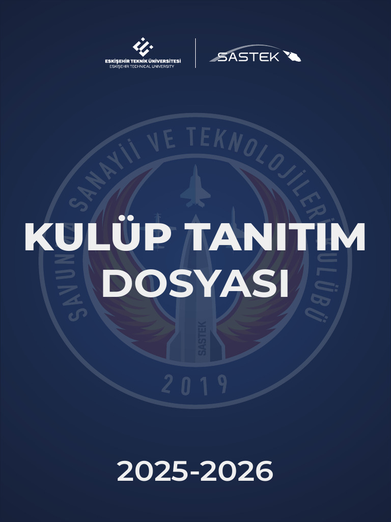 2025-2026 Sastek Kulüp Tanitim Dosyasi 2 | PDF