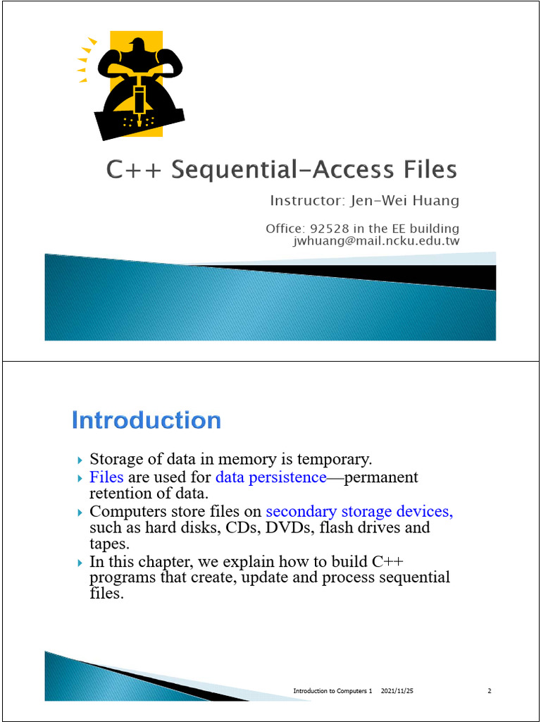 (IC1) 08 C++ Sequential-Access Files | PDF | Computer File | Bit