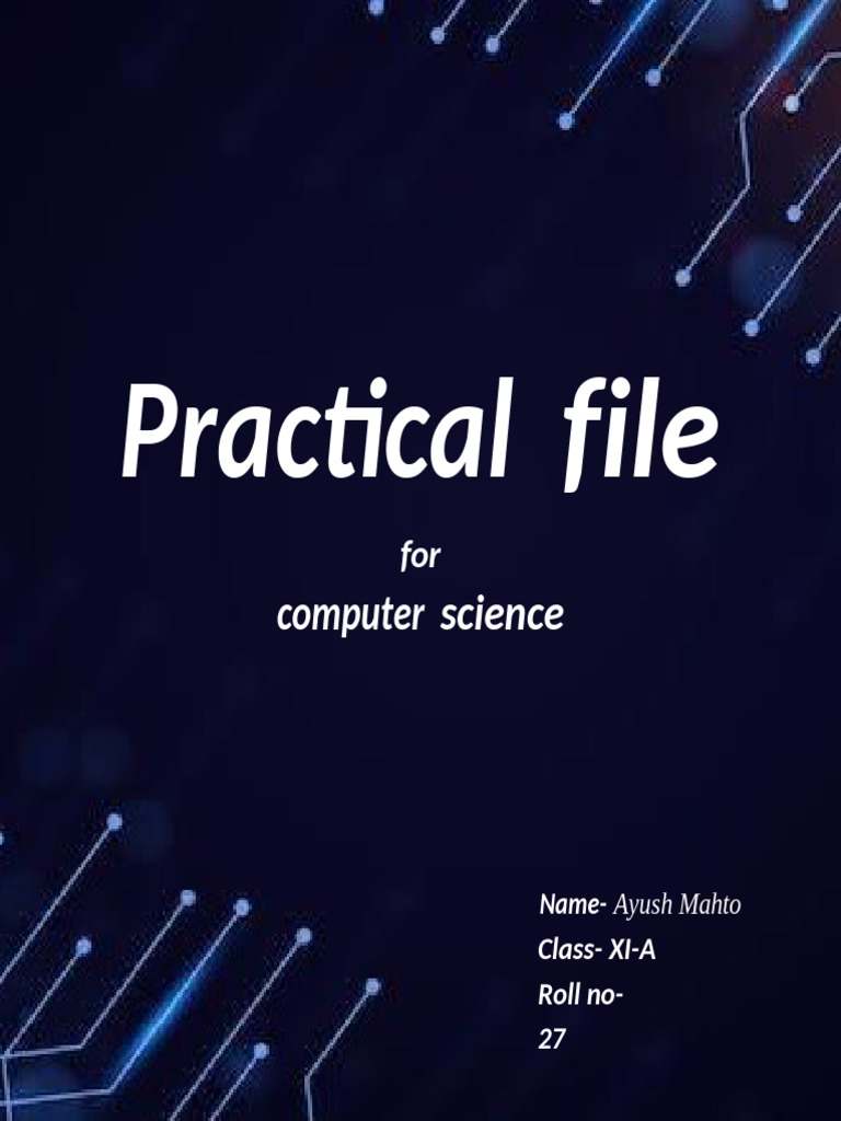 Practicle Files of Cs Final | PDF | Area | Length