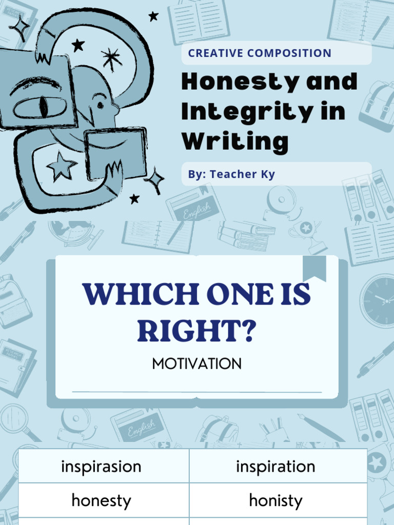 Honesty and Integrity in Writing | PDF | Integrity | Plagiarism