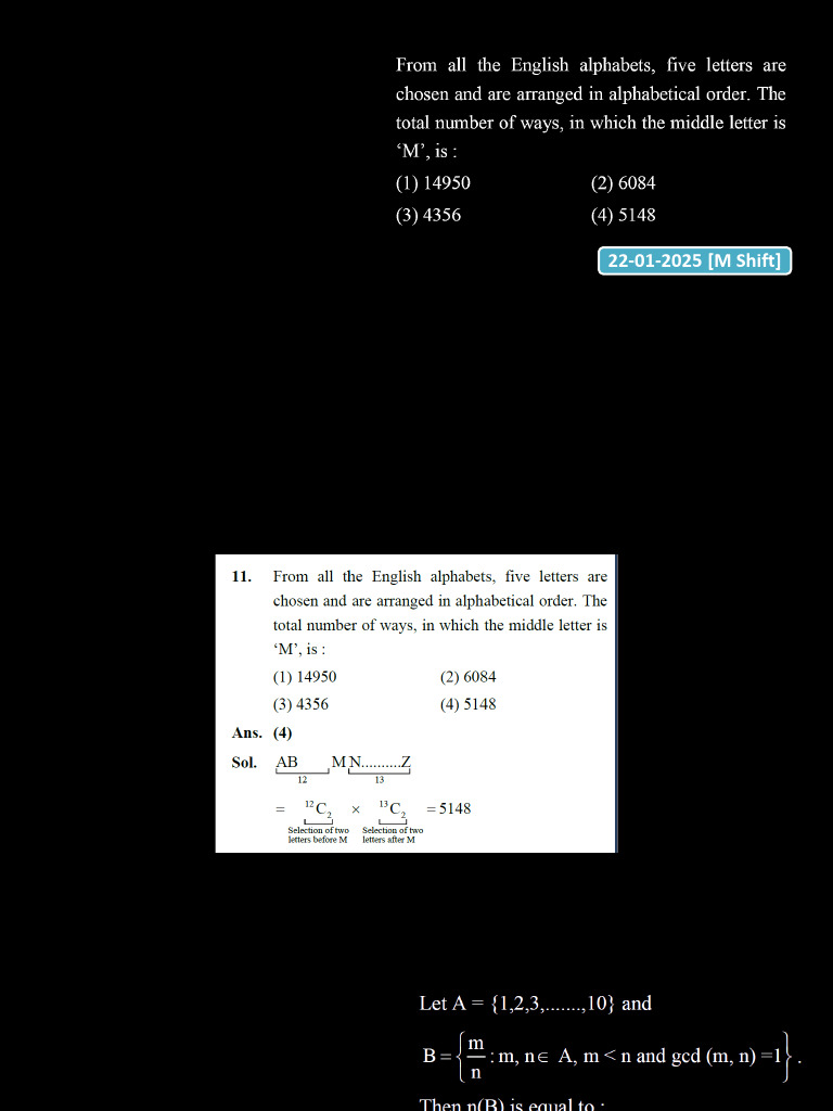 Permutation and Combination (Class Notes) - 532598 - Crwill | PDF
