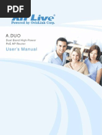 Download Airlive aduo Manual by eljko Brek SN99577627 doc pdf