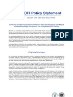 COFI Policy Statement: Session 10b, 11th July 2012, Rome