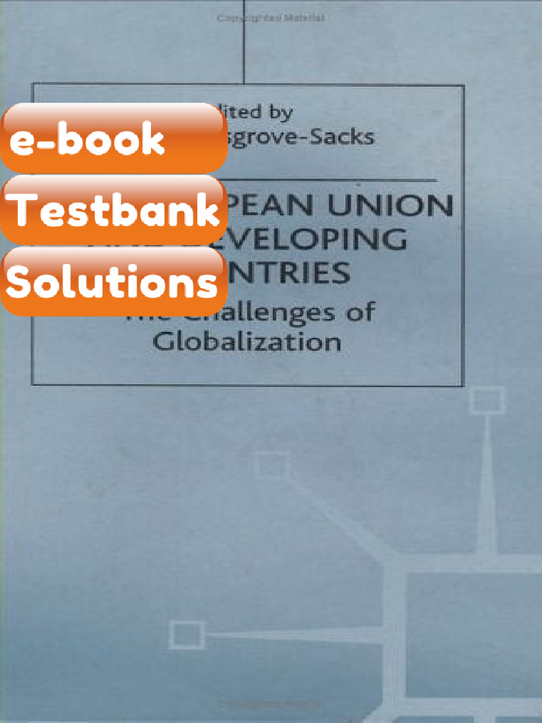 Testbank the European Union and Developing Countries Challenges of ...