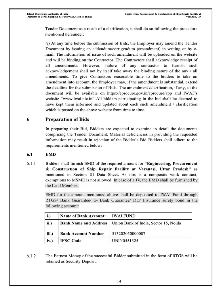 SRF - JV Condition | PDF