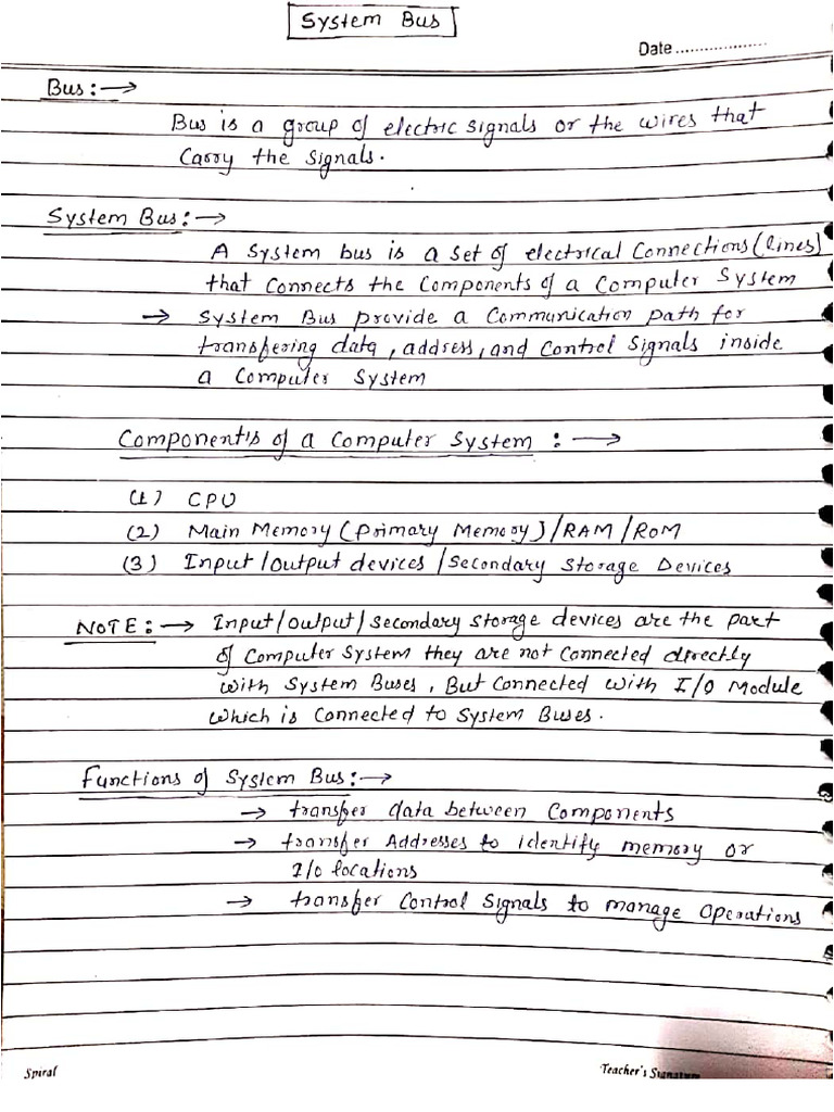 Unit1 - 5 System Bus | PDF
