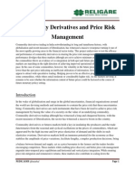 Commodity Derivatives and Price Risk Management