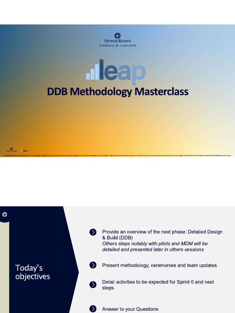DDB Methodolgy Masterclass | PDF