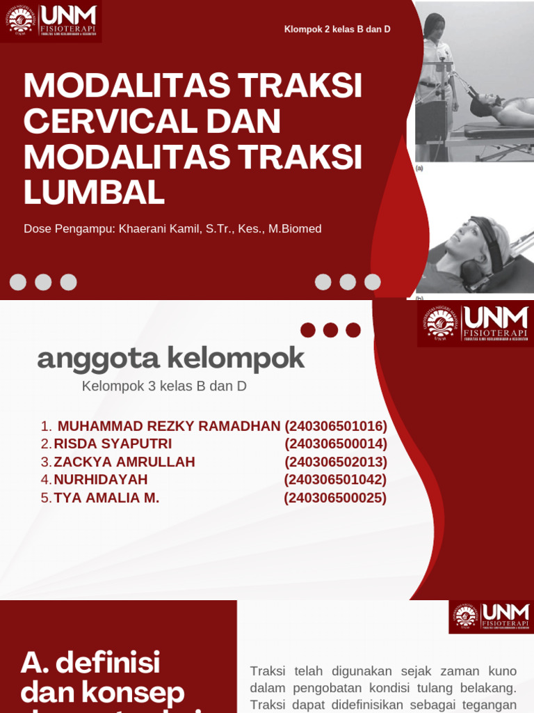 Modalitas Traksi CERVICAL Dan LUMBAL - 20260205 - 044902 - 0000 | PDF