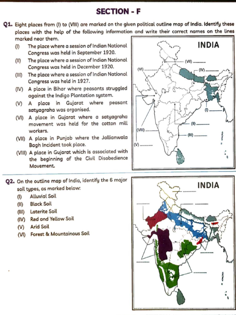 Map Work Practice | PDF | Agriculture