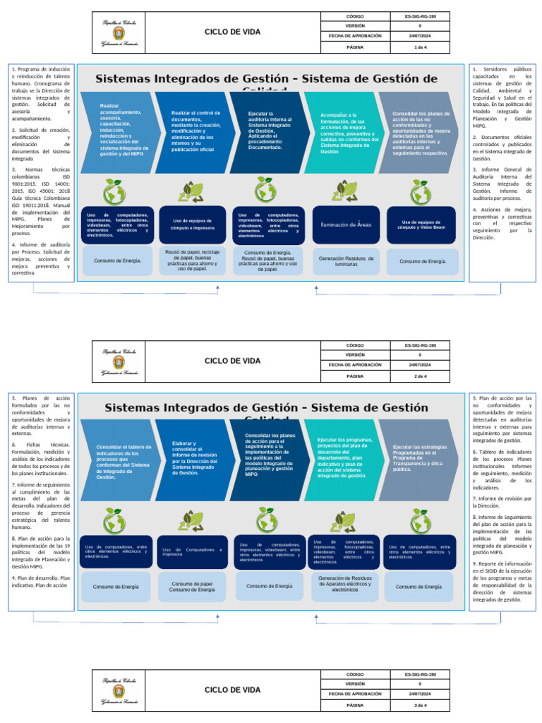 Es-sig-rg-190 Ciclo de Vida Calidad | PDF | Evaluación del ciclo de ...