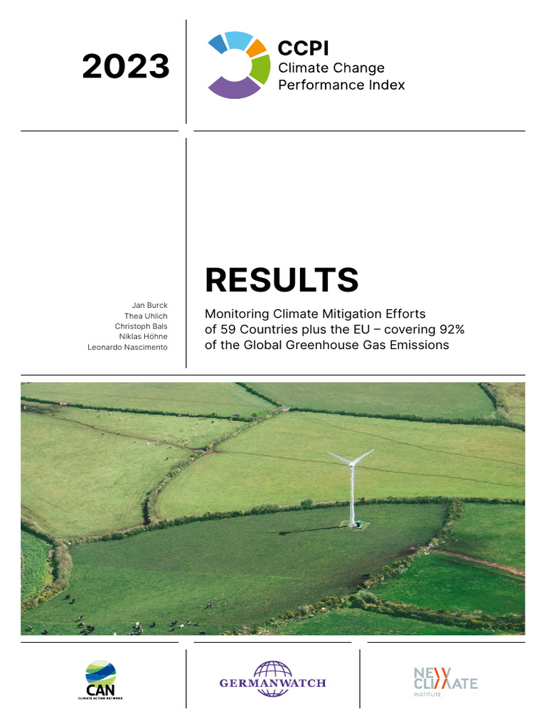 Climate Performance 2023 | PDF | Climate Change Mitigation | Greenhouse Gas