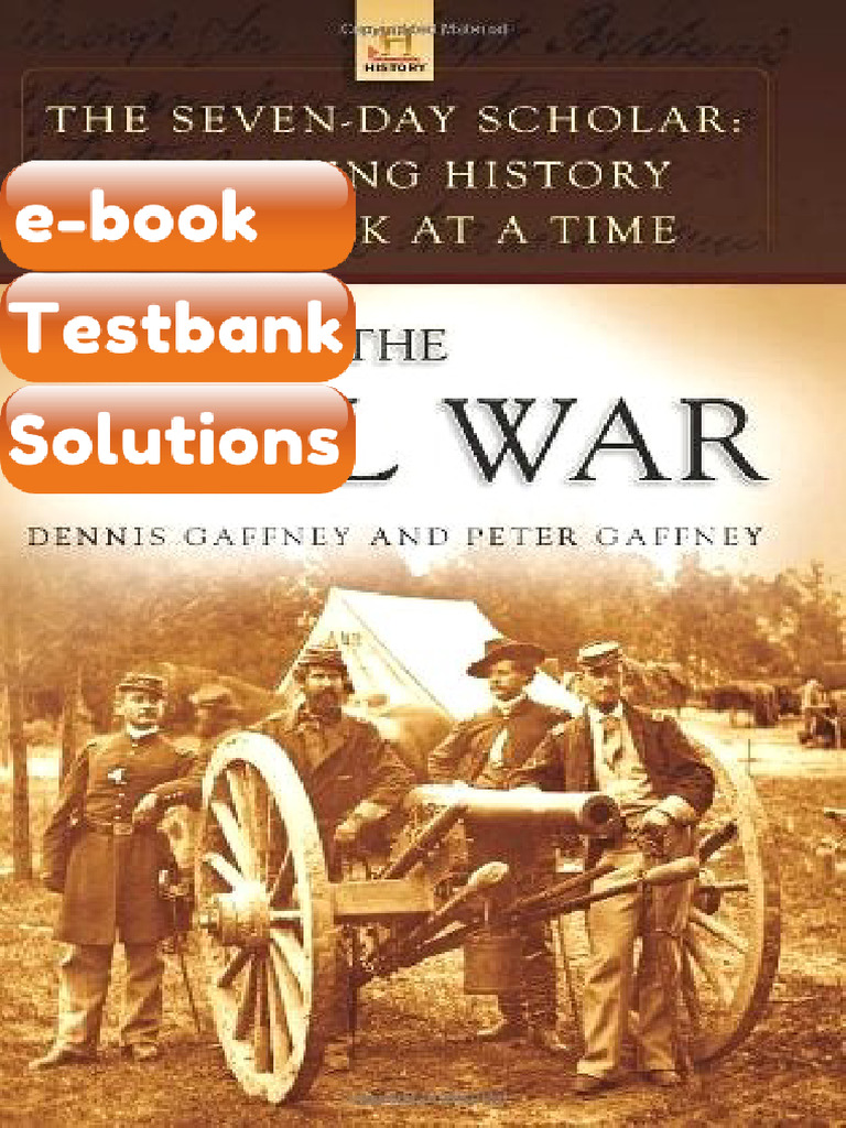 Testbank the Civil War Exploring History One Week at a Time Fast ...