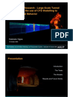 Large-Scale Tunnel Fire Tests and The Use of CFD Modelling To Predict Thermal Behaviour - Gabriele - Vigne - 151009