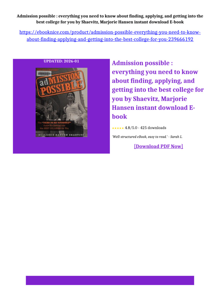 Admission possible everything you need to know about finding