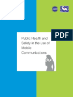 Public Health and Safety in The Use of Mobile Communications