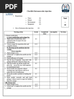 APhA Injection Technique Assessment Form | PDF | Injection (Medicine ...