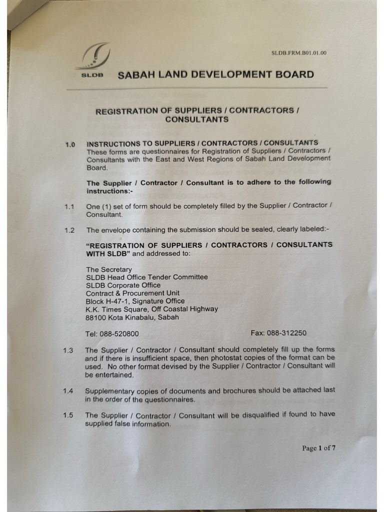Form SLDN | PDF