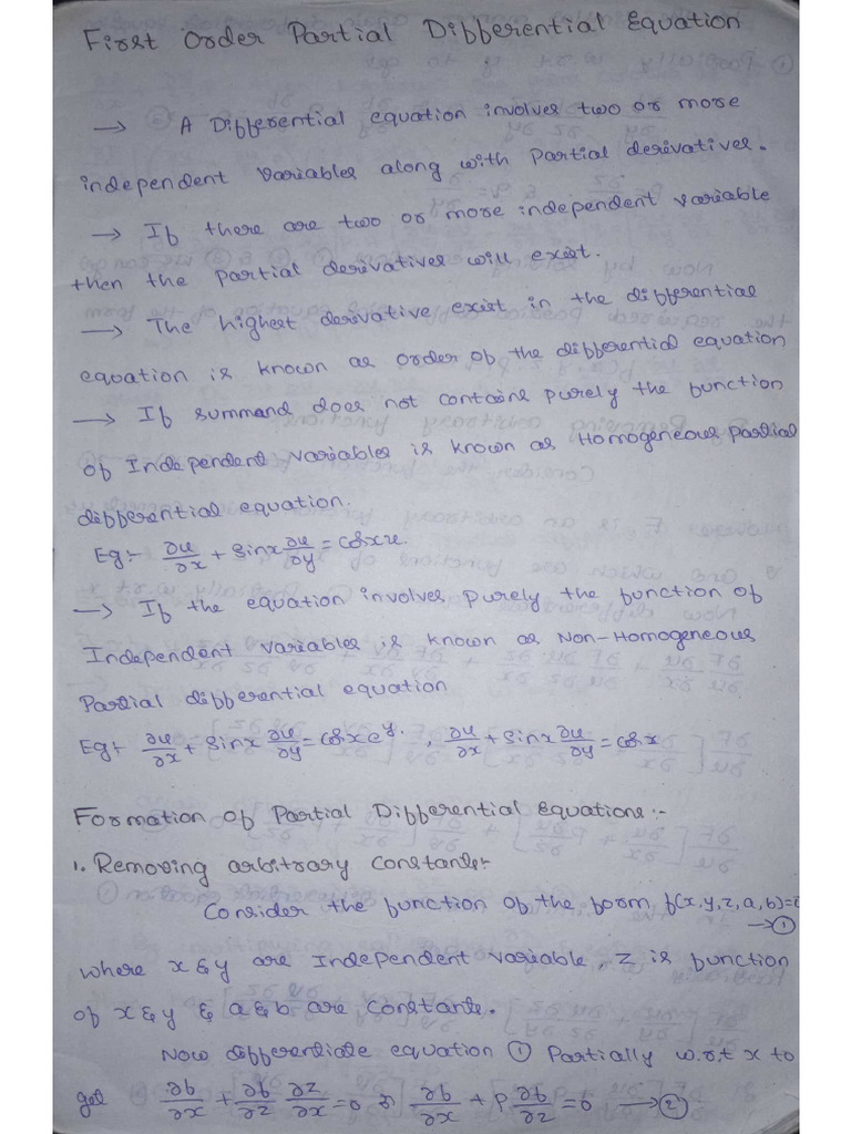 Pde Second Sem | PDF