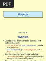 Heapsort: Comp 122, Spring 2004