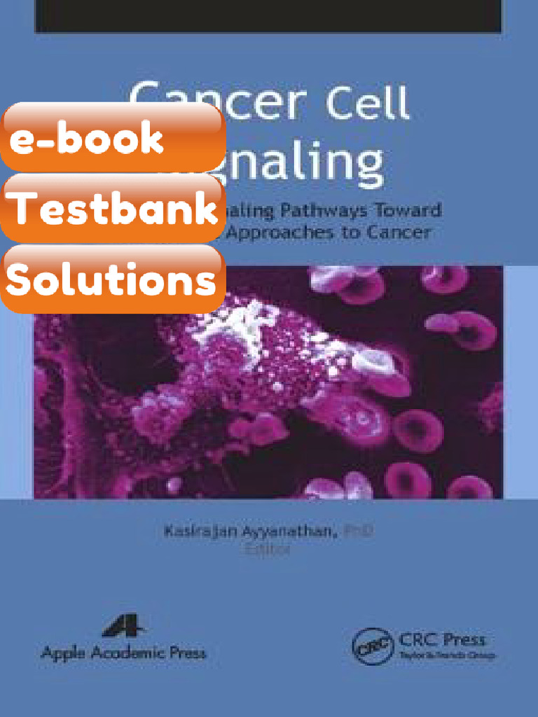 Testbank Cancer Cell Signaling Targeting Signaling Pathways Toward ...