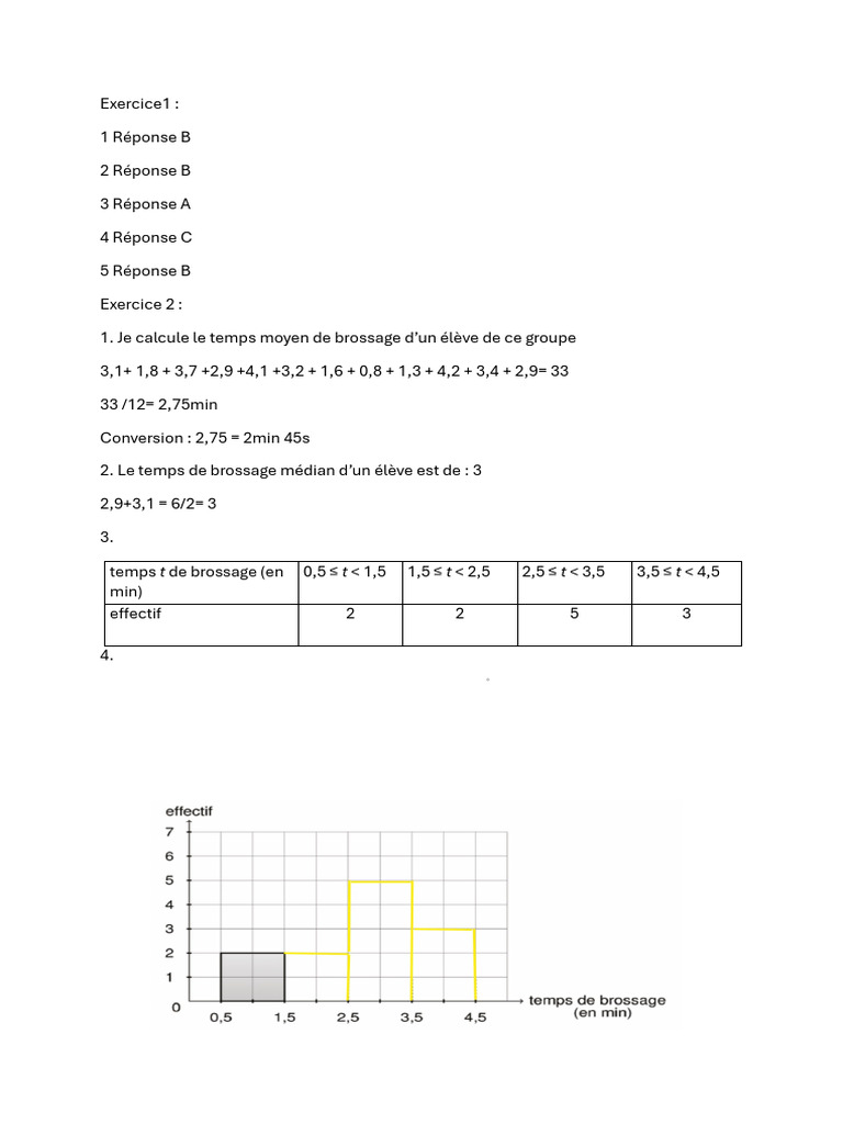 Exercice 1 | PDF