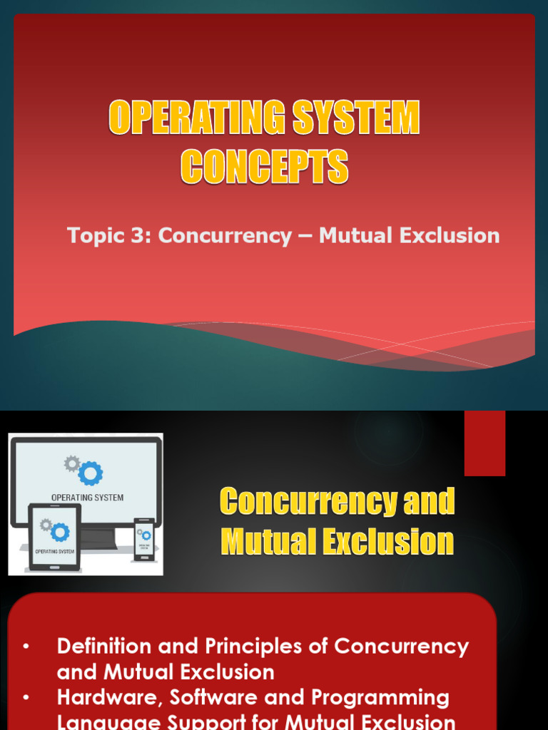Topic 3 - Concurrency - Mutual Exclusion | PDF | Process (Computing ...