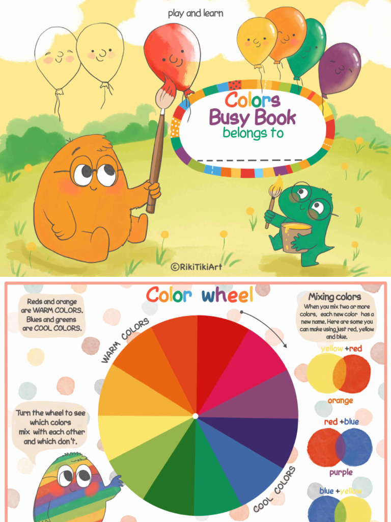 color busy book | PDF