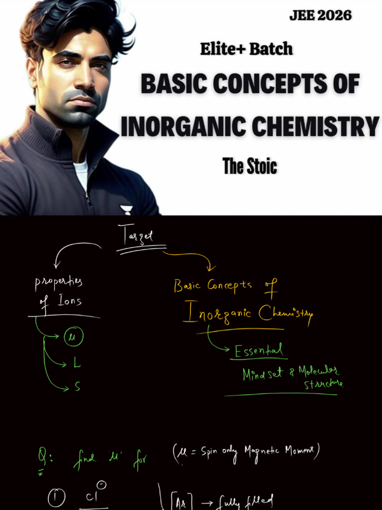 Basic Concepts of Inorganic Chemistry | PDF