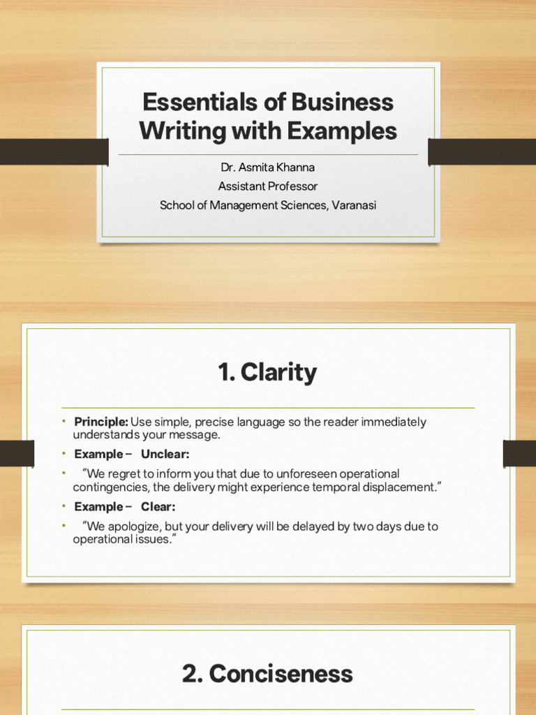 Essentials of Business Writing With Examples | PDF | Chess Theory | Chess