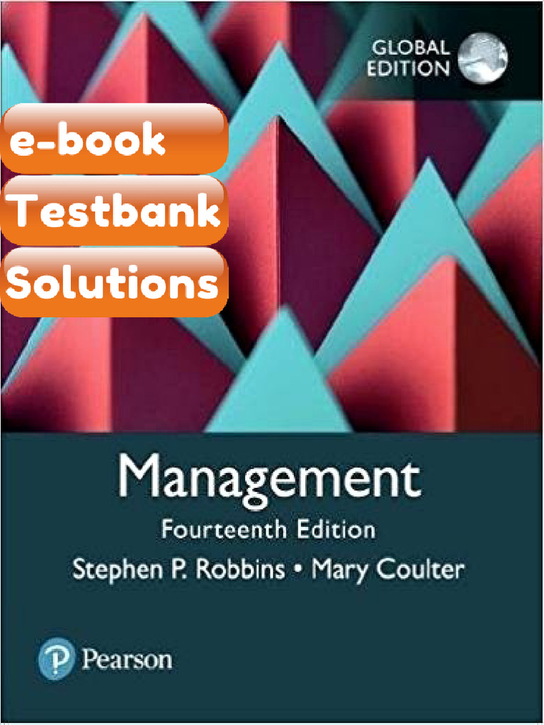 Testbank Management 14th Global Edition by Stephen Fast Download | PDF ...