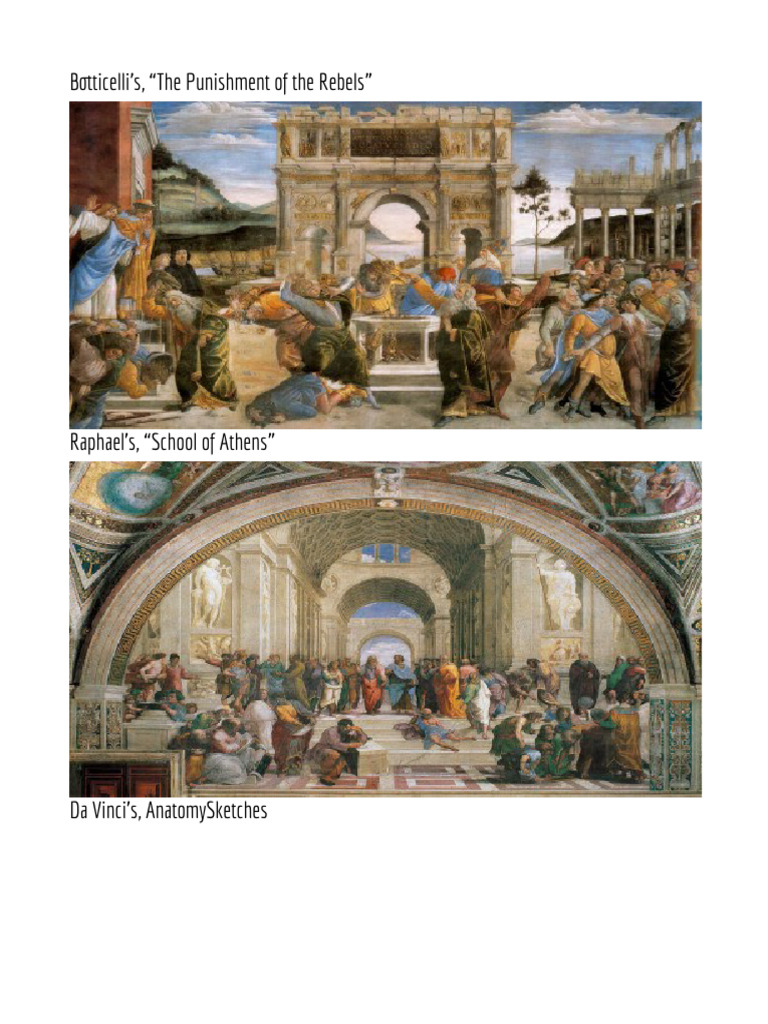 Reniassance Art Primary Sources: Paintings | PDF