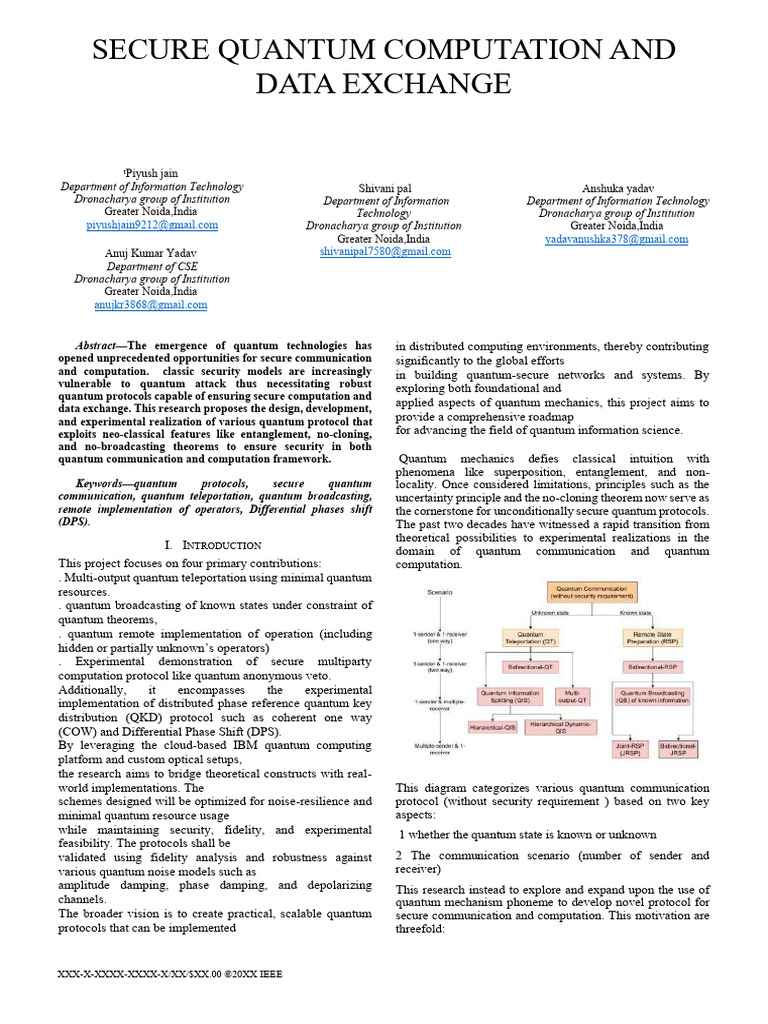Secure Quantum Computation | PDF | Quantum Computing | Quantum Entanglement