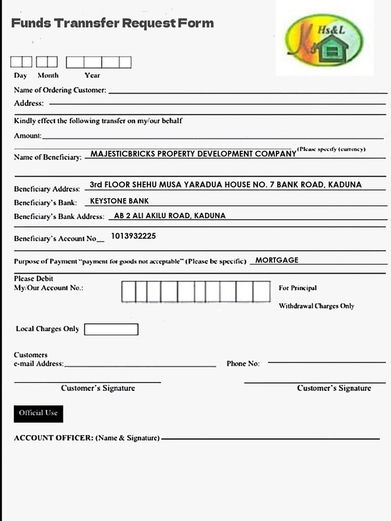 Transfer Form Kebbi | PDF