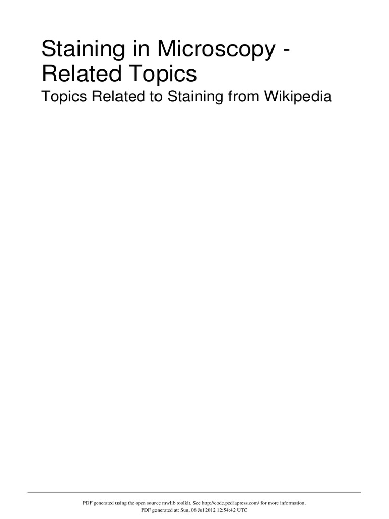 Staining In Microscopy Related Topics From Wikipedia Amino Acid Biosynthesis