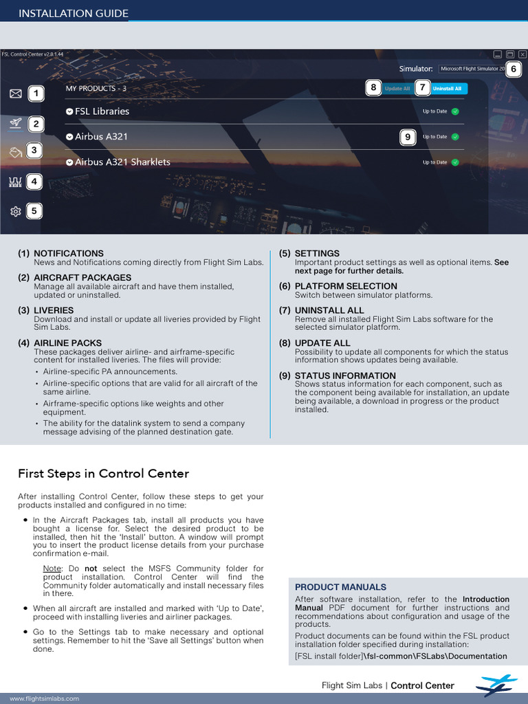 FSL Control Center Guide | PDF | Directory (Computing) | Computer ...
