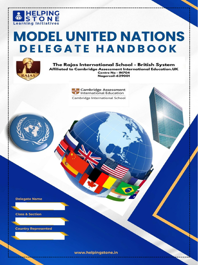 Model UN Senior Handbook TRIS | PDF | United Nations General Assembly ...