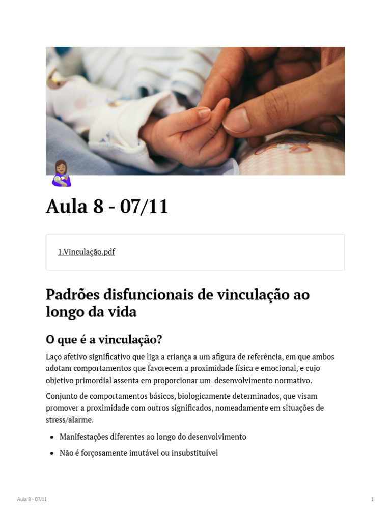 Aula 8 - 0711 | PDF | Afeto (Psicologia) | Conceitos psicológicos