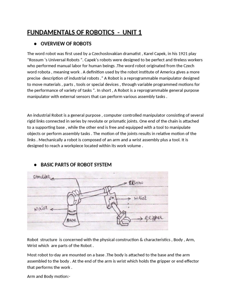 ROBOT Word | PDF | Actuator | Microcontroller