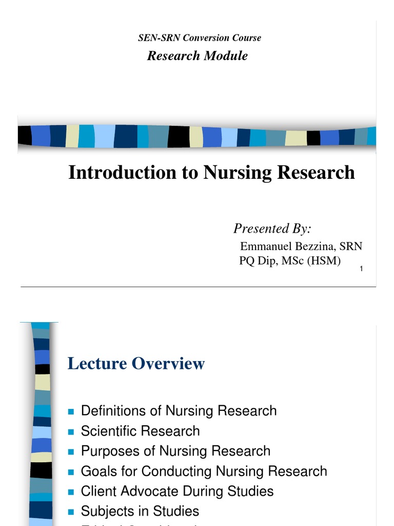 research statement nursing