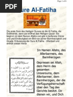 Sure Al - Fatiha (Kommentar Auf Deutsch) سورة الفاتحة