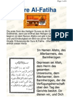 Sure Al - Fatiha (Kommentar Auf Deutsch) سورة الفاتحة