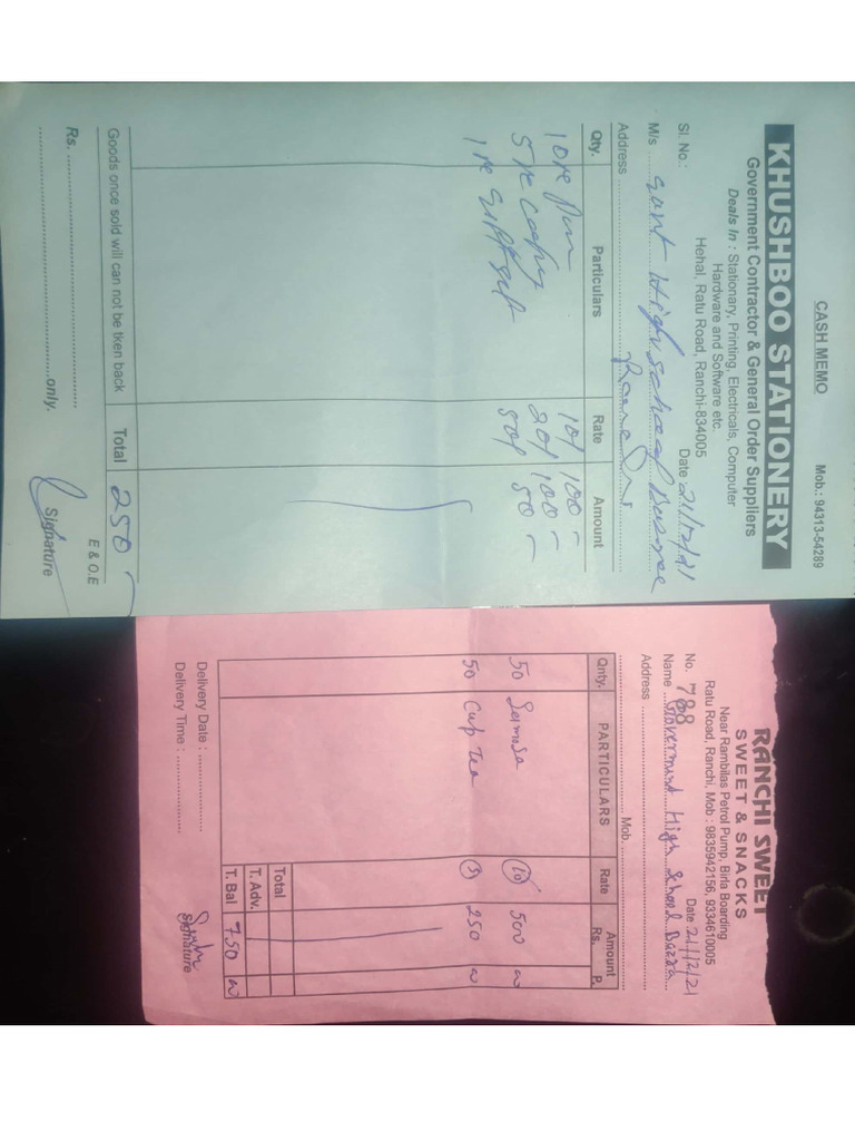 PTM Bill | PDF
