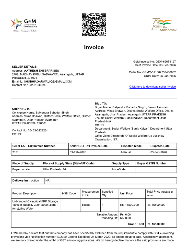 WW5iaTIzNmRlWGo3RjIvcHg0eHZ6UT09 Invoice | PDF | Value Added Tax | Invoice