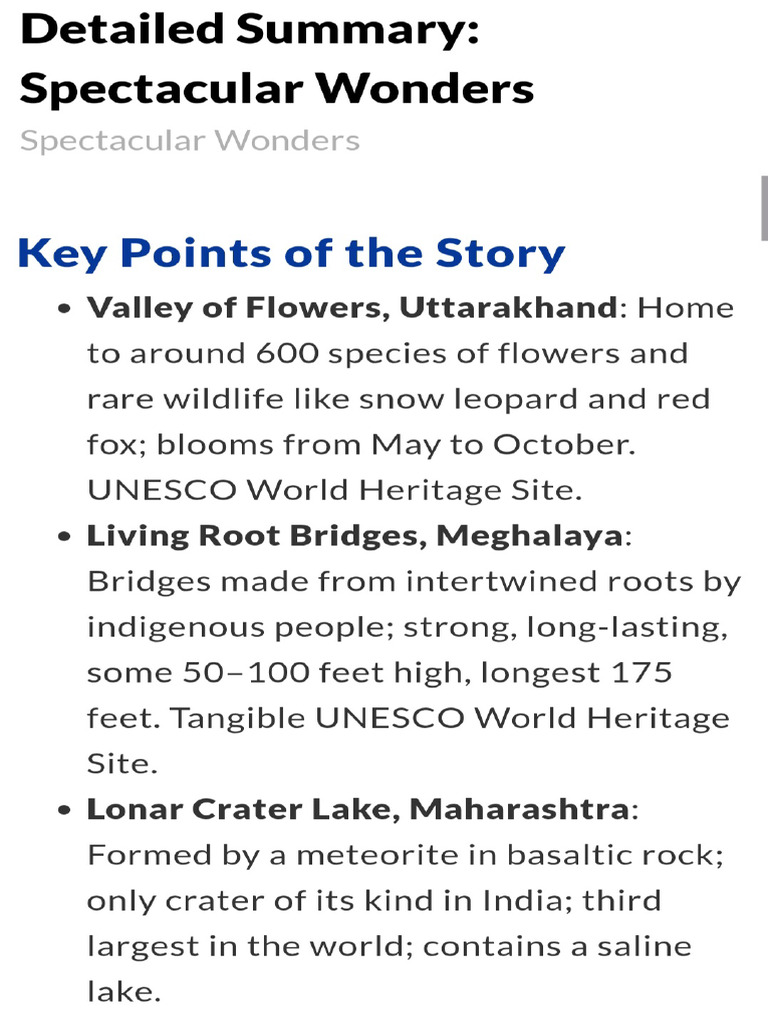 Spectacular Wonders Class 8 | PDF | Verb | Linguistics