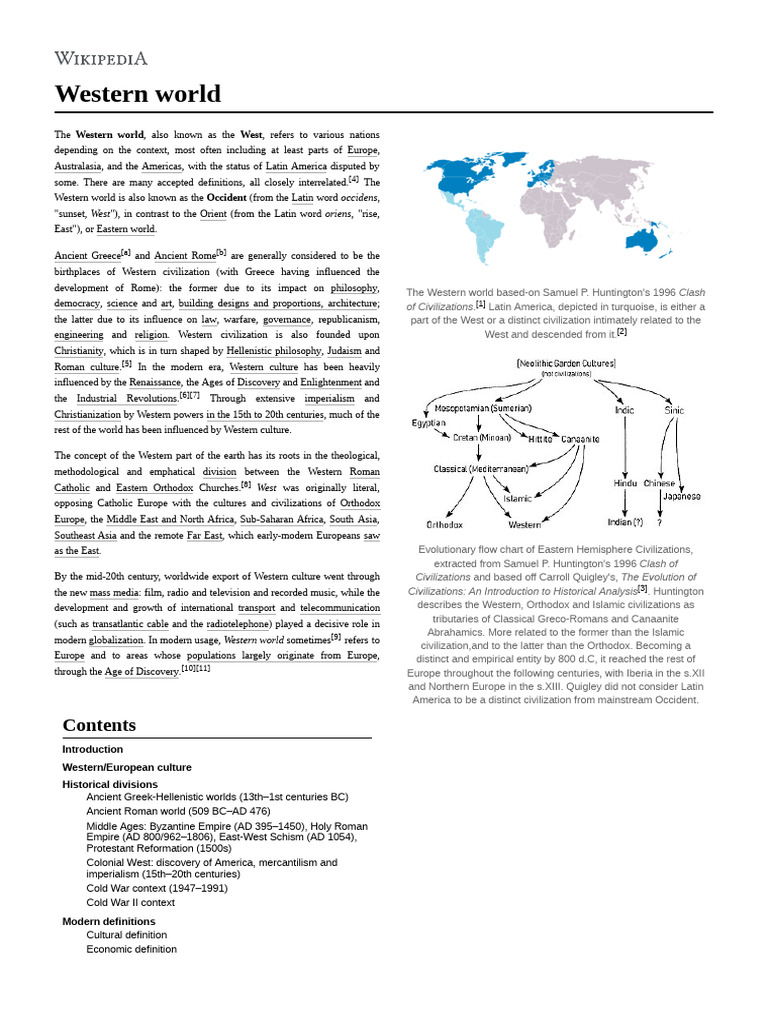 Western World | PDF | Western World | Ancient Rome